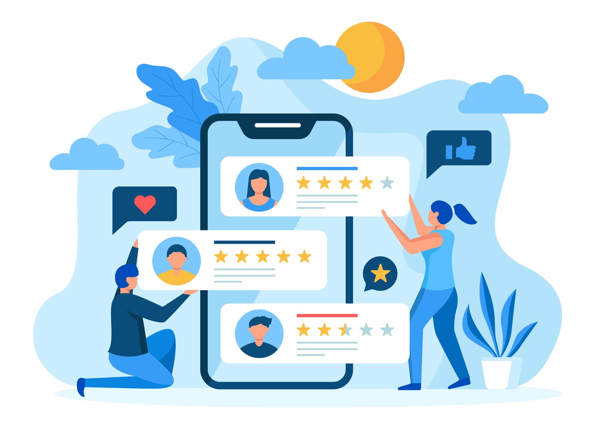 email landing page